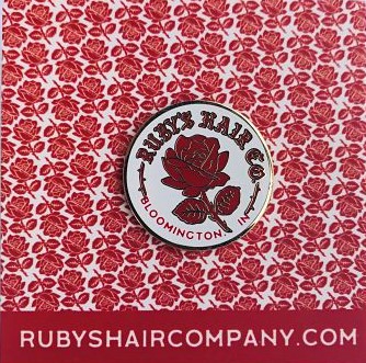 Ruby's Enamel Pin (White)